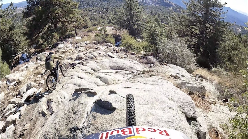 VIDEO: Riding Snow In So Cal with Aaron Gwin