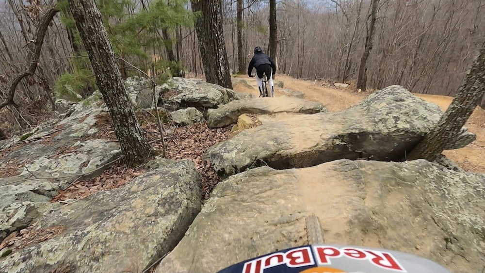 VIDEO: Full GoPro run at The Rock with Aaron Gwin and Neko Mulally | Windrock Bike Park