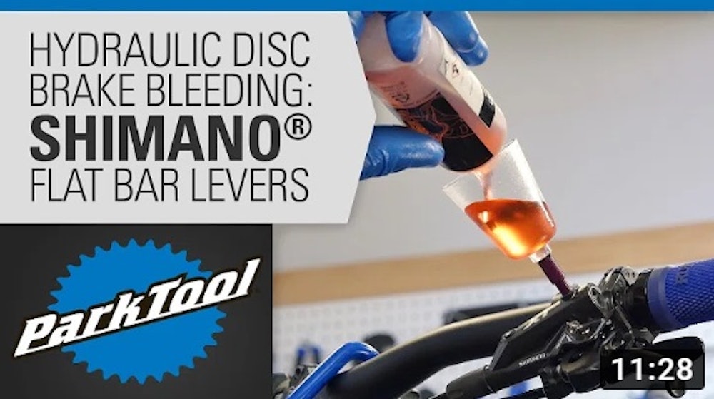 Park Tool: How to Bleed Hydraulic Brakes - Shimano Flat Bar Levers