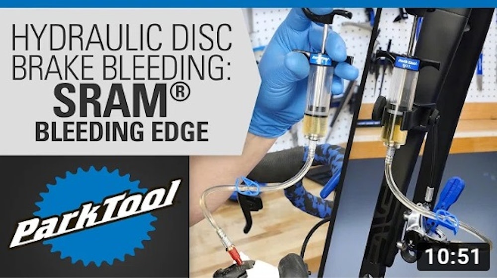 Park Tool: How to Bleed Hydraulic Disc Brakes - SRAM Bleeding Edge