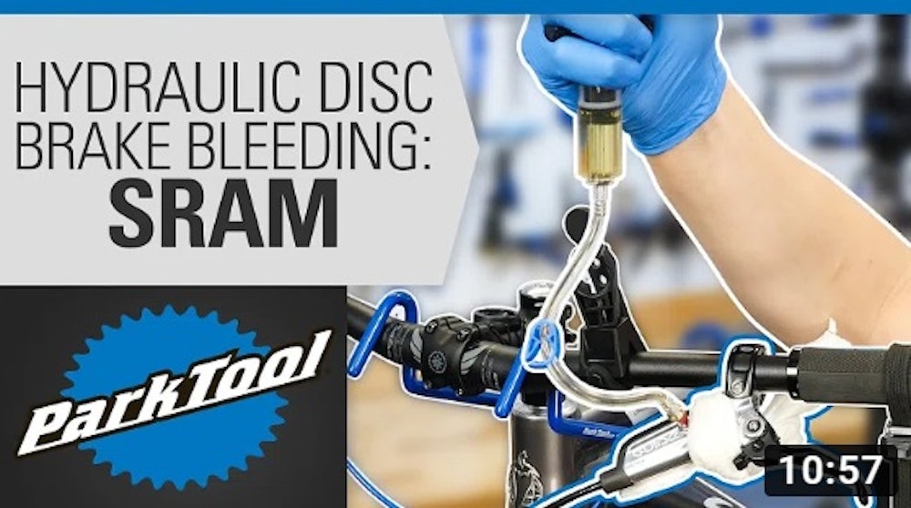 Park Tool: How to Bleed Hydraulic Disc Brakes - SRAM