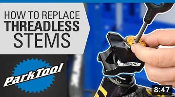 Park Tool: How to Replace a Bicycle Stem - Threadless