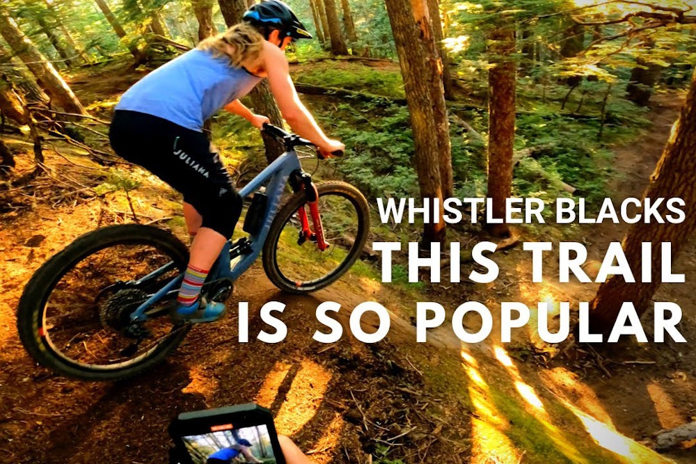 Remy Metailler's Rides this Famous Whistler Black Diamond Trail with an Olympic Medalist