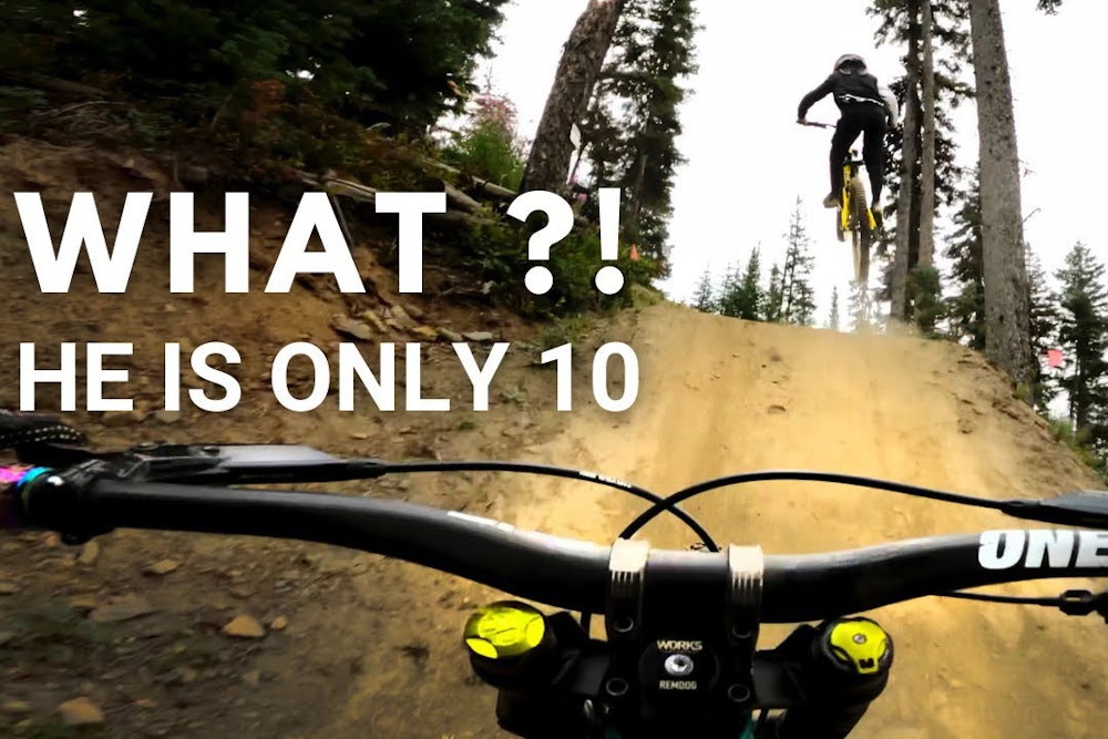This 10-Year Old Shreds Sun Peaks Bike Park with Remy Metailler