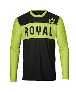 Royal Racing | Apex Ls Jersey Men's | Size Large In Flo Yellow/black