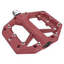 Shimano | Pd-Gr400 Deore Flat Pedals Pd-Gr400 Flat Pedal | Red | Ind.pack | Composite