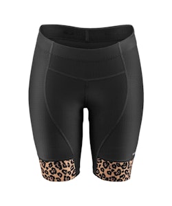 Sugoi | Women's Evolution Print Short | Size Extra Large in Black Leopard