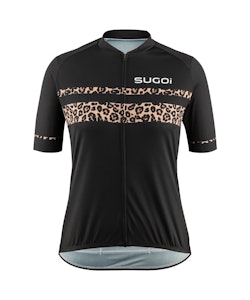 Sugoi | Women's Evolution Zap 2 Jersey | Size Large In Black Leopard | 100% Polyester