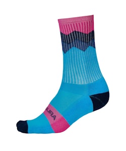 Endura | Jagged Sock Men's | Size Small/Medium in Electric Blue