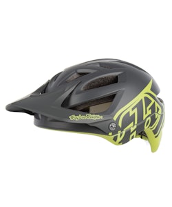 Troy Lee Designs | A1 Mips Classic Helmet Men's | Size Extra Large/XX Large in Classic Gray Yellow Matte