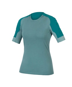 Endura | Women's GV500 S/S Jersey | Size Extra Small in Spruce Green