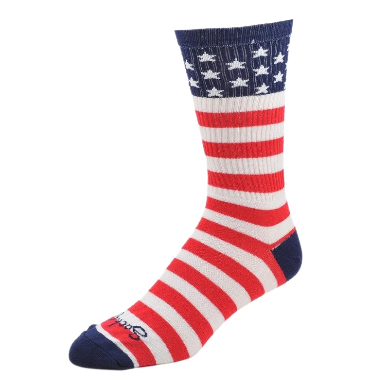 SockGuy Crew USA Flag Socks - 6"