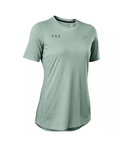 Fox Apparel | W Ranger Dr Ss Jersey Double Fox Apparel | Women's | Size Extra Large In Eucalyptus | Polyester