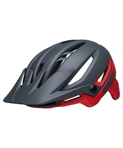 Bell | Sixer Mips Helmet Men's | Size Medium In Matte Gray/red | Rubber