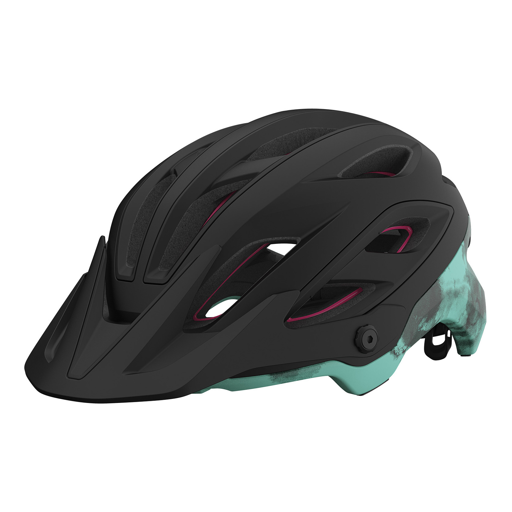 matt black mtb helmet