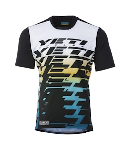 Yeti Cycles | Enduro Jersey Men's | Size Small In Dark Turquoise Explode | 100% Polyester