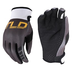 Troy Lee Designs | Women's Gp Gloves | Size Large In Gray/gold