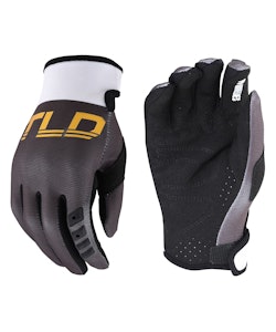 Troy Lee Designs | Women's GP GLOVES | Size Small in Gray/Gold