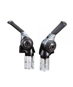Microshift | 11-Speed Bar End Shifter Set 11-Speed Road, Double | Aluminum