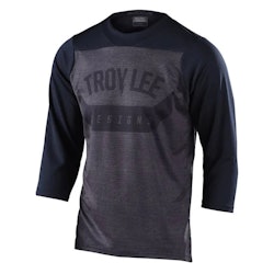 Troy Lee Designs | Ruckus 3/4 Jersey Men's | Size Large In Arc Black | 100% Polyester