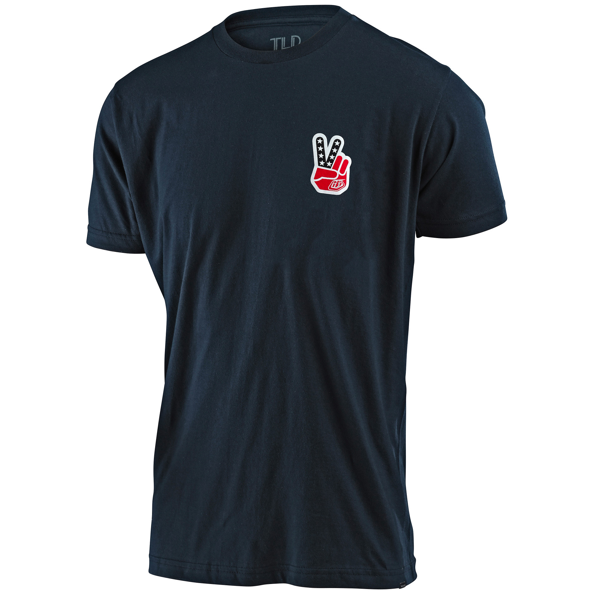 Troy Lee Designs Peace Out Mens Short Sleeve T-Shirt Navy