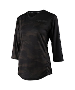 Troy Lee Designs | Wmns Mischief Jersey Women's | Size Extra Small In Brushed Camo Army