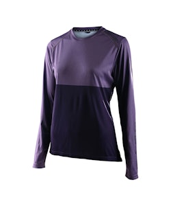 Troy Lee Designs | WMNS LILIUM LS JERSEY Women's | Size Extra Large in Block Orchid/Purple