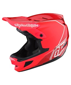 Troy Lee Designs | D4 Composite Helmet W/mips Men's | Size Large In Shadow Glo Red Matte