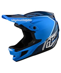 Troy Lee Designs | D4 Composite Helmet W/mips Men's | Size Large In Shadow Slate Blue Matte