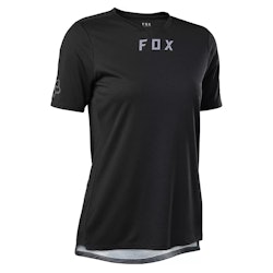 Fox Apparel | W Defend Ss Jersey Women's | Size Large In Black | Polyester