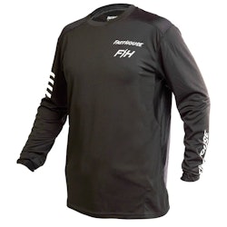 Fasthouse | Alloy Rally Ls Jersey Men's | Size Large In Black | Spandex/polyester