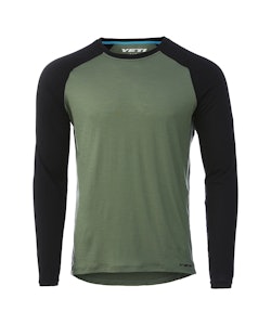 Yeti Cycles | Turq Merino Ls Jersey Men's | Size Extra Large In Fatigue