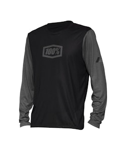 100% | Airmatic Long Sleeve Jersey Men's | Size Medium in Black