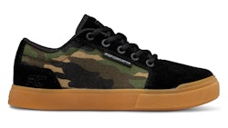 Ride Concepts | Youth Vice Shoe Men's | Size 2 In Camo/black | Rubber