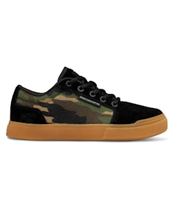 Ride Concepts | Youth Vice Shoe Men's | Size 2 In Camo/black | Rubber