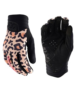 Troy Lee Designs | Women's Luxe Gloves | Size Large In Leopard Bronze