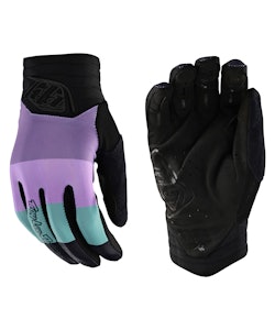 Troy Lee Designs | Women's Luxe Gloves | Size Medium In Rugby Black