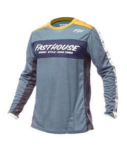 Fasthouse | Classic Acadia LS Jersey Men's | Size XX Large in Heather Indigo