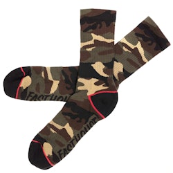 Fasthouse | Delta Sock Men's | Size Small/medium In Camo | Polyester/elastane/polyamide