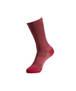 Specialized | Hydrogen Vent Tall Sock Men's | Size Medium in Maroon