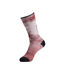 Specialized | Soft Air Tall Sock Men's | Size Extra Large in Maroon Blur