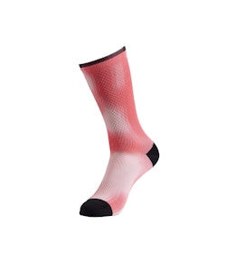 Specialized | Soft Air Tall Sock Men's | Size Small In Vivid Coral Distortion