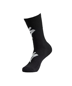 Specialized | Techno Mtb Tall Logo Sock Men's | Size Medium In Black