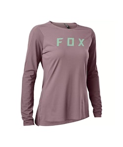 Fox Apparel | W Flexair Pro LS Jersey Women's | Size Large in Plum Perfect
