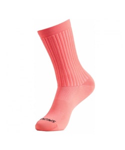 Specialized | Hydrogen Aero Tall Sock Men's | Size Small in Vivid Coral