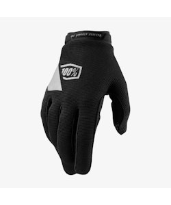 100% | Ridecamp Women's Gloves | Size Large In Black/charcoal | Nylon