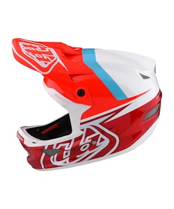 Troy Lee Designs | D3 Fiberlite Helmet Men's | Size Small In Slant Red