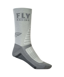 Fly Racing | Fly Factory Rider Socks Men's | Size Large/Extra Large in Grey