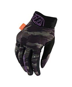 Troy Lee Designs | Women's Gambit Gloves | Size Small In Brushed Camo Army