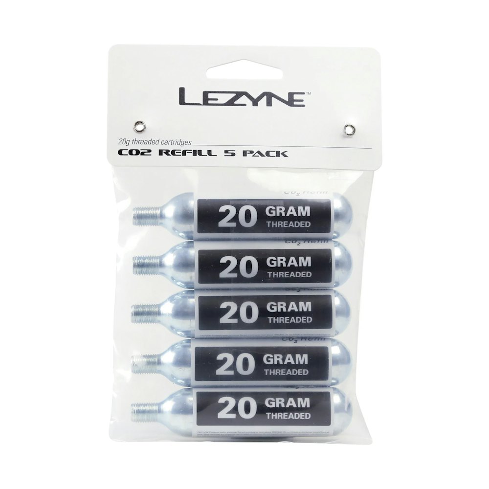 Lezyne 20G 5-Pack Co2 Refill Cartridges